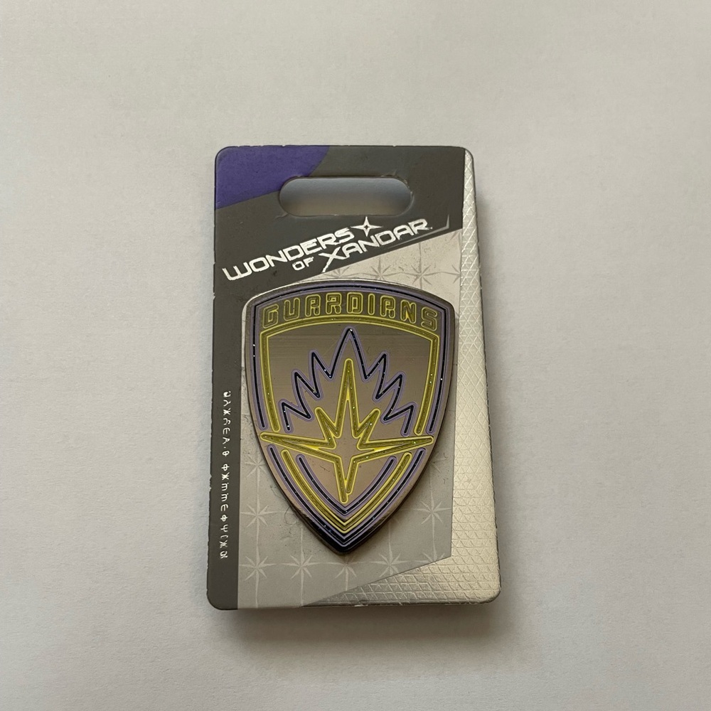 Disney Park Pin Trading Guardians of the Galaxy Shield Pin